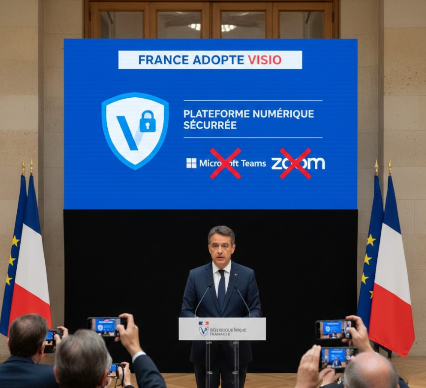 Francia reemplaza Teams y Zoom por Visio para proteger datos nacionales
